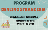Awareness Program, Dealing Strangers At G.J.B.S, Kunnukara, 17 July 2024