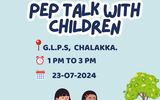 Pep Talk With Little One's At G.L.P.S Chalakka, 23 July 2024